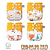 KIT 4 FRALDAS ECOLÓGICAS DRY FIT ELINFANT - RAPOSINHAS - Imagem 2