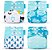 PRONTO PRA USAR - 4 ABSORVENTES + 04 FRALDAS ECOLÓGICAS KIT HAPPY FLUTE - AZUL CELESTE CARNEIRINHOS - Imagem 4