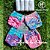 PRONTO PRA USAR - KIT 4 FRALDAS ECOLÓGICAS HAPPY FLUTE - ROSA CORAÇÕES TIE DYE - Imagem 1