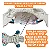 PRONTO PRA USAR - 4 ABSORVENTES TRIPLA CAMADA + 4 FRALDAS ECOLOGICAS KIT ELINFANT - Imagem 3
