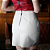 Minissaia Couro Pelica Off White - Karine Daher - Imagem 3