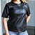 T Shirt Couro Pelica Preta - Karine Daher - Imagem 3