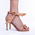 Sandália Capri Nobuck Salto Alto Fino Nude - K. Daher - Imagem 2