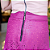 Maxi Saia Couro Pelica Detalhe a Laser Pink - Karine Daher - Imagem 4