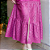 Maxi Saia Couro Pelica Detalhe a Laser Pink - Karine Daher - Imagem 5