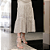 Maxi Saia Couro Pelica Detalhe a Laser Off White - Karine Daher - Imagem 3