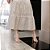 Maxi Saia Couro Pelica Detalhe a Laser Off White - Karine Daher - Imagem 4