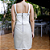 Saia Couro Pelica Bolsinho Frontal Off White - Karine Daher - Imagem 4