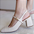 Sapato Mary Jane Off White - K Daher - Imagem 3