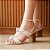 Sandália Capri Dois Laços Off White - K Daher - Imagem 1