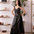 Vestido Couro Pelica Perfurado Preto - Karine Daher - Imagem 6