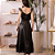 Vestido Couro Pelica Perfurado Preto - Karine Daher - Imagem 7