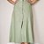 Saia Couro Pelica Midi Zipper e Bolso Frontal Verde Claro - Karine Daher - Imagem 3