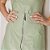 Saia Couro Pelica Midi Zipper e Bolso Frontal Verde Claro - Karine Daher - Imagem 6