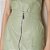 Saia Couro Pelica Midi Zipper e Bolso Frontal Verde Claro - Karine Daher - Imagem 5