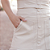 Maxi Saia Couro Pelica Detalhe Botões Off White - Karine Daher - Imagem 5