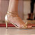Sandália Capri Salto Fino Champagne - K. Daher - Imagem 4