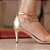 Sandália Capri Salto Fino Champagne - K. Daher - Imagem 3