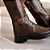 Coturno Daniela Marrom - Karine Daher - Imagem 7