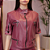 Casaqueto Couro Pelica Zipper Marsala - Karine Daher - Imagem 5