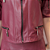 Casaqueto Couro Pelica Zipper Marsala - Karine Daher - Imagem 4