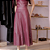 Saia Couro Pelica Midi Perfurada Marsala - Karine Daher - Imagem 5