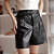 Shorts Couro Pelica Python Preto - Karine Daher - Imagem 5