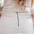 Saia Couro Pelica Midi Camadas Perfurada Off White - Karine Daher - Imagem 4