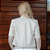 Casaqueto Couro Pelica Zipper Off White - Karine Daher - Imagem 6