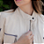 Casaqueto Couro Pelica Zipper Off White - Karine Daher - Imagem 6