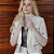 Casaqueto Couro Pelica Zipper Off White - Karine Daher - Imagem 3