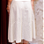 Saia Couro Pelica Midi Perfurada Off White - Karine Daher - Imagem 5