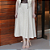Saia Couro Pelica Midi Perfurada Off White - Karine Daher - Imagem 2