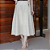 Saia Couro Pelica Midi Perfurada Off White - Karine Daher - Imagem 3