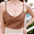 Blusa Couro Pelica Perfurada Zipper Cappuccino - Karine Daher - Imagem 2