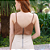 Blusa Couro Pelica Perfurada Zipper Cappuccino - Karine Daher - Imagem 3