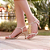Sandália Grazi Salto Fino Off White - K Daher - Imagem 1