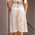 Saia Couro Pelica Detalhe a Laser Off White - Karine Daher - Imagem 5