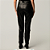 Calça Couro Pelica Skiny Zipper na Barra Preta - Karine Daher - Imagem 4