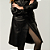Sobretudo Couro Pelica Preto - Karine Daher - Imagem 4