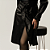 Sobretudo Couro Pelica Preto - Karine Daher - Imagem 5