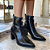 Bota Lilian Salto Bloco Preta -  K.Daher - Imagem 1