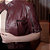 Casaqueto Couro Pelica Zipper Burgundy - Karine Daher - Imagem 4