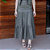 Maxi Saia Couro Pelica Laser Oliva - Karine Daher - Imagem 5