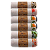 Kit 6 un Tapete Higiênico Lavável 100% Algodão | Variados I - Imagem 1