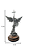 SÃO MIGUEL 12 CM ZAMAC COM BASE MDF ZINCO PRETO FOSCO POLIDO - Imagem 5