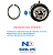 Anel de trava placa SYSTEC P170 58mm Aço INOX ROMI / NARDINI - Imagem 2