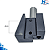 Suporte CNC VDI 30 Frontal Axial Direito Invertido 20mm C3 - Imagem 4