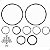 Jogo Kit De Reparos (o'rings) Placa Pneumática Systec P260 - Imagem 1