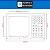 Kit Membrana P/ Cnc Mcs 505 / 510 Nardini Completa + Membrana 7 teclas - Imagem 3